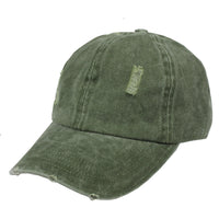 FWCAP4113 - Pigment Wash Distressed Baseball Cap with Adjustable Buckle