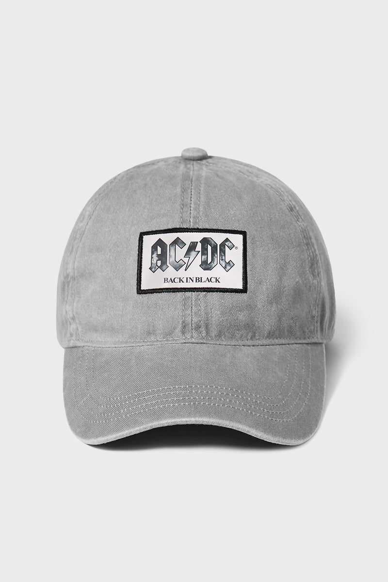 FWCAP504AC - ACDC Licensed Hat -Back in Black Baseball Cap