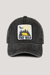 FWCAP921 - Stay Wild Patch Baseball Cap