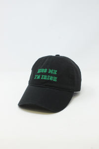 FWCAP93 - "Kiss Me I'm Irish Cotton" Embroidery Cap with Adjustable Buckle Closure - David and Young Fashion Accessories