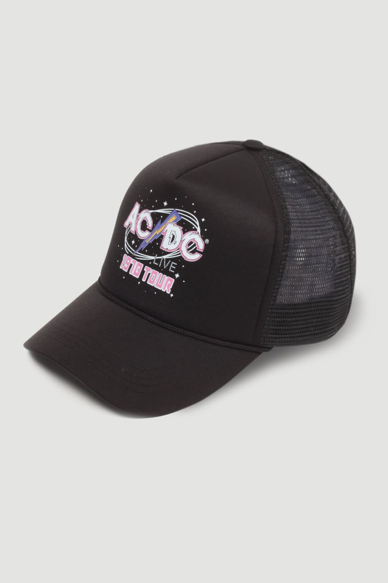 FWCAPM502AC - 1978 Tour AC/DC Licensed Trucker Cap