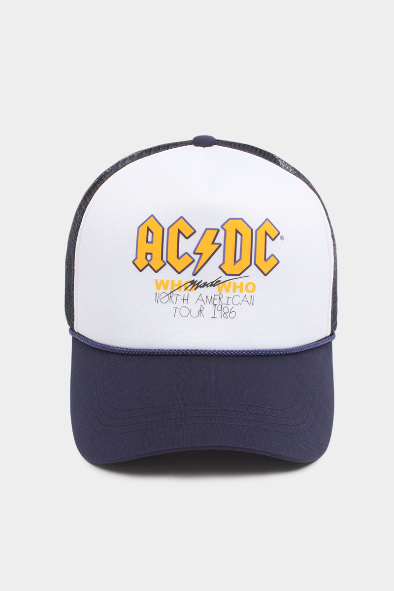 FWCAPM503AC - North America Tour 1986 AC/DC Trucker Cap