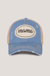 FWCAPM660 - Mama Canvas Patch Mesh Back Baseball Cap