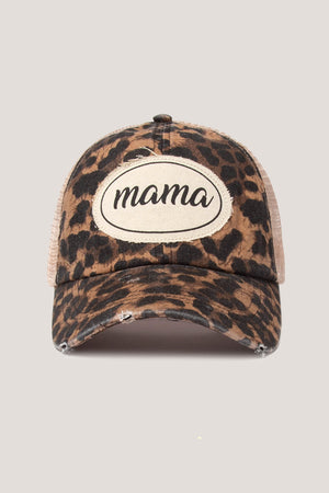 FWCAPM660 - Mama Canvas Patch Mesh Back Baseball Cap
