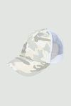 FWCAPMT3137 - Camo Ponytail Mesh Cap