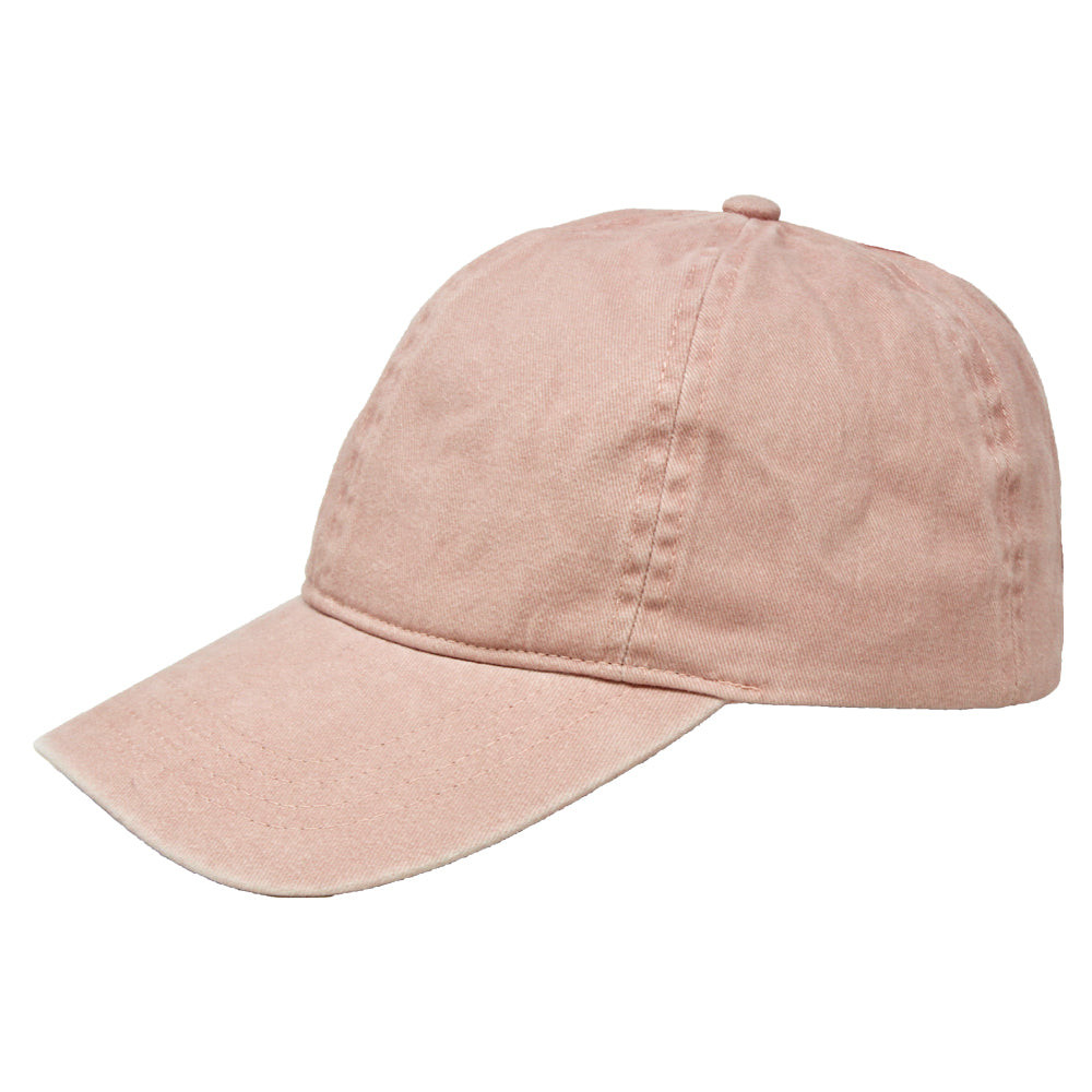 FWCAPT186 - Pigment Wash Solid Ponyflo Cap - David and Young Fashion Accessories