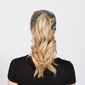 FWCAPT609 - Camo Ponyflo Cap - David and Young Wholesale