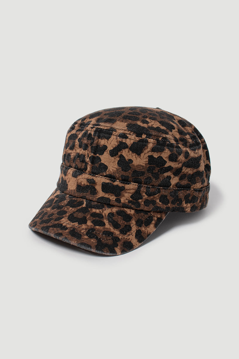 FWCDT81 - Leopard print Ponyflo cadet