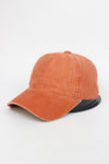GWCAP18670 - Washed Twill 6 Panel Baseball Cap Buckle Adjustable Closure - David and Young Fashion Accessories