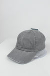 GWCAP18670 - Washed Twill 6 Panel Baseball Cap Buckle Adjustable Closure