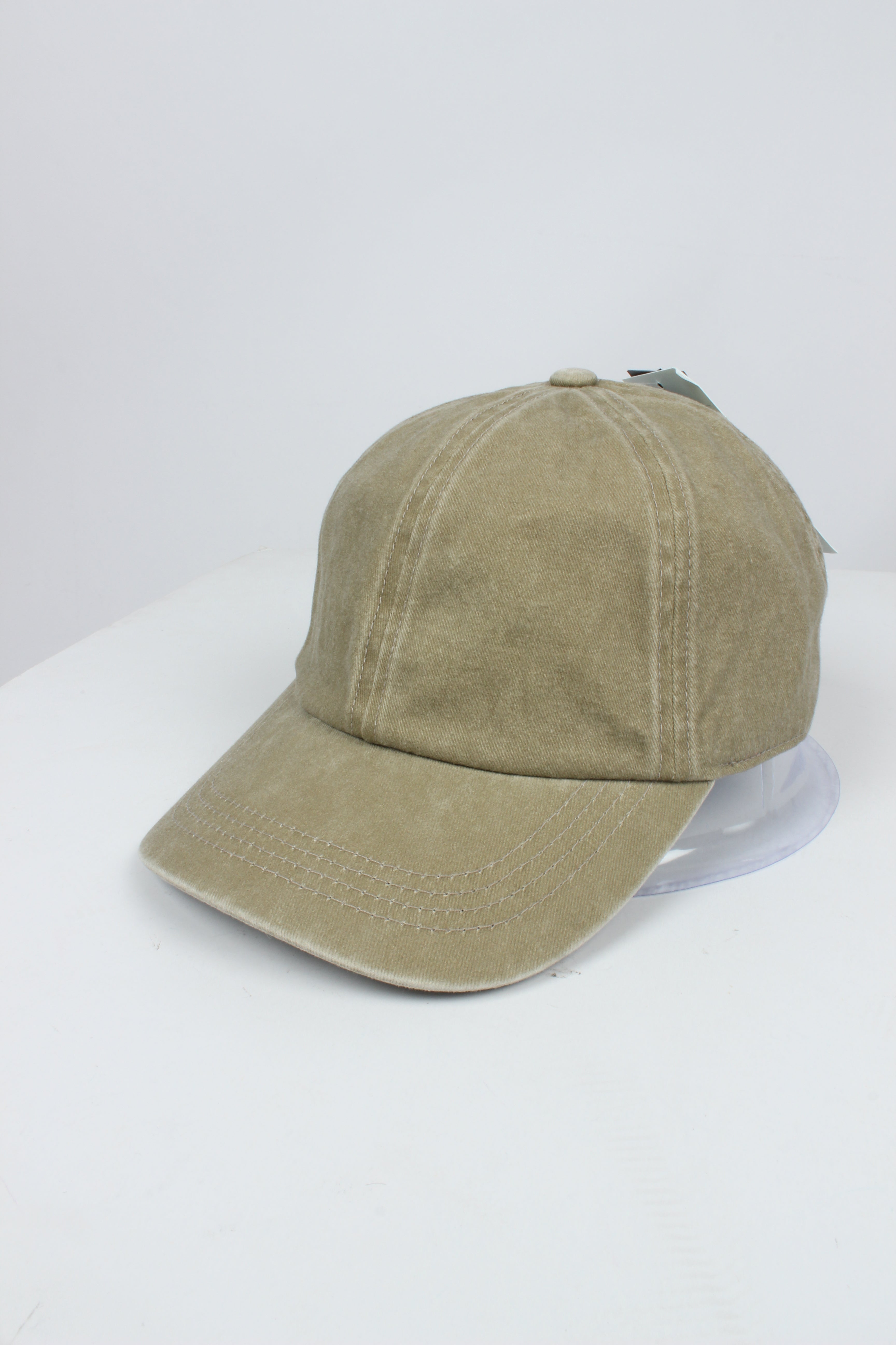GWCAP18670 - Washed Twill 6 Panel Baseball Cap Buckle
