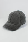 GWCAP18670 - Washed Twill 6 Panel Baseball Cap Buckle Adjustable Closure