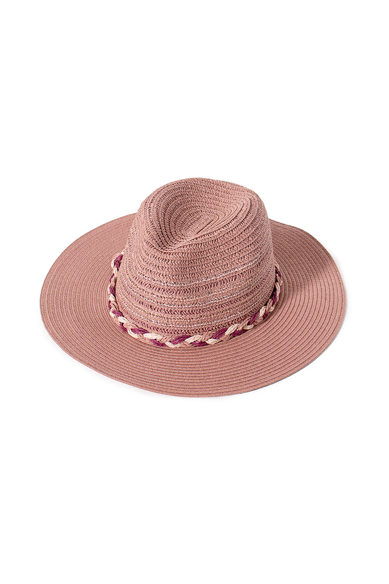 GWPN226 - Multi Braided Straw Panama Hat
