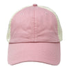 HCAPMT307 -  Solid Mesh Back Ponyflo Cap