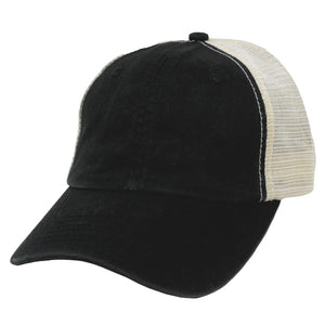 HCAPMT307 -  Solid Mesh Back Ponyflo Cap - David and Young Fashion Accessories