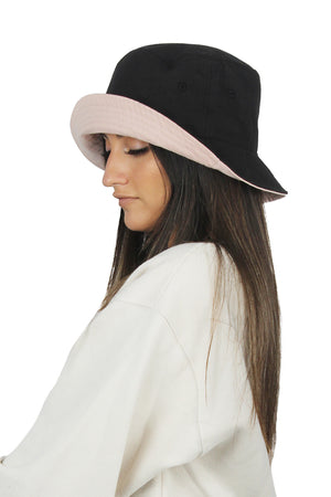 JCBU4605 - Solid two tones bucket hat