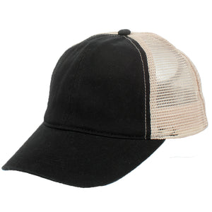 JRFWH10 - Kids Mesh Back Ponyflo Cap - David and Young Fashion Accessories