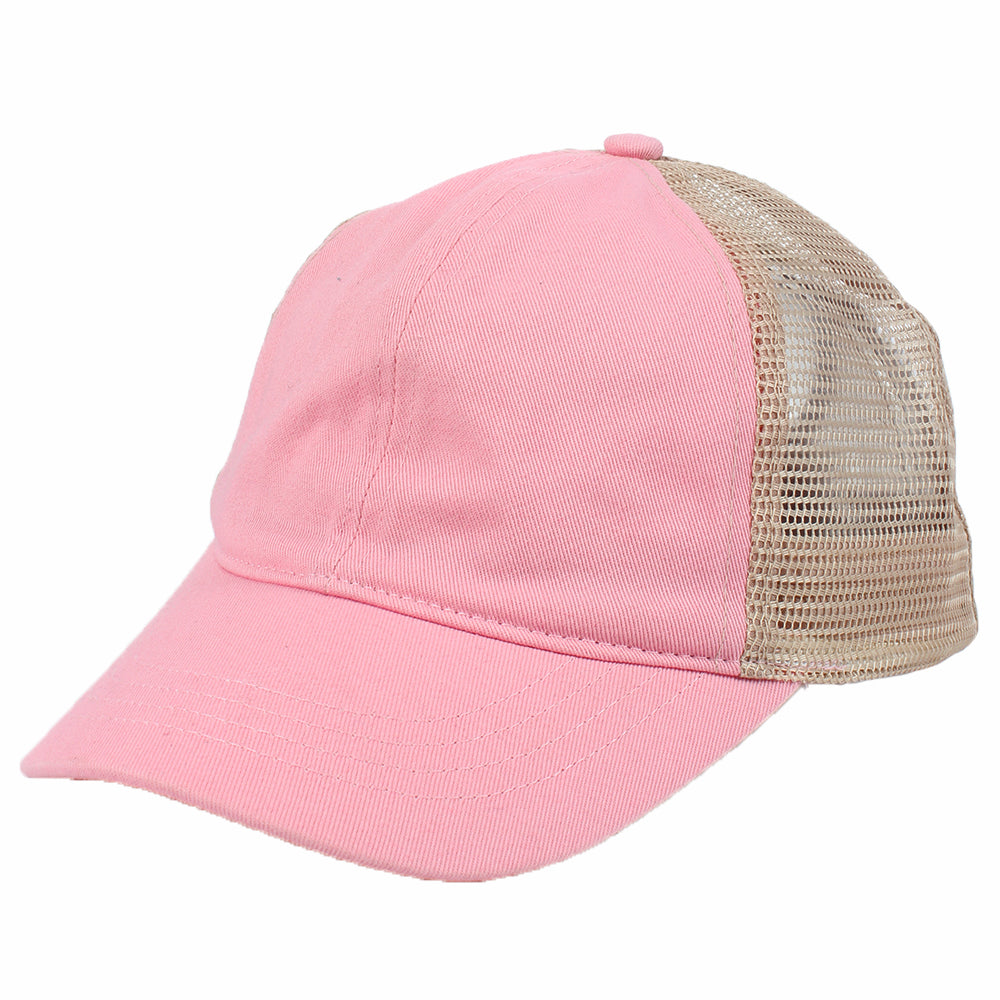 JRFWH10 - Kids Mesh Back Ponyflo Cap - David and Young Fashion Accessories