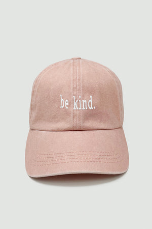 LCAP1197 - be kind. Embroidery Baseball Caps