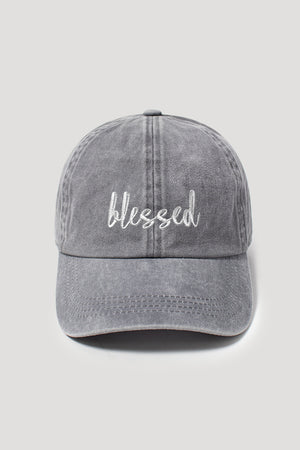 LCAP1220 - Blessed Embroidery Baseball Caps