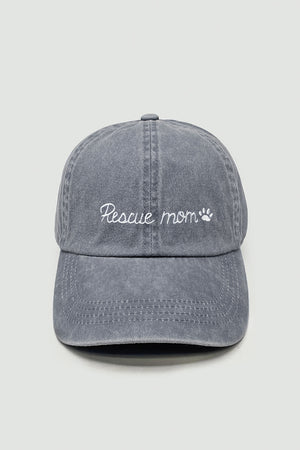 LCAP1412 - Rescue Mom Embroidery Baseball Caps