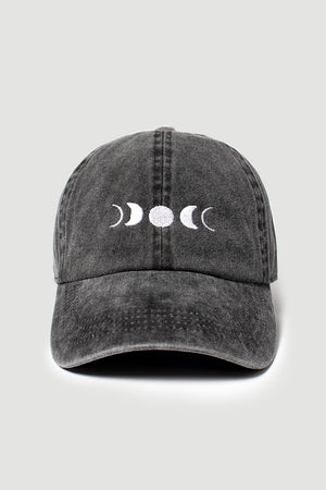 LCAP1443 - Celestial-Moon embroidered baseball cap