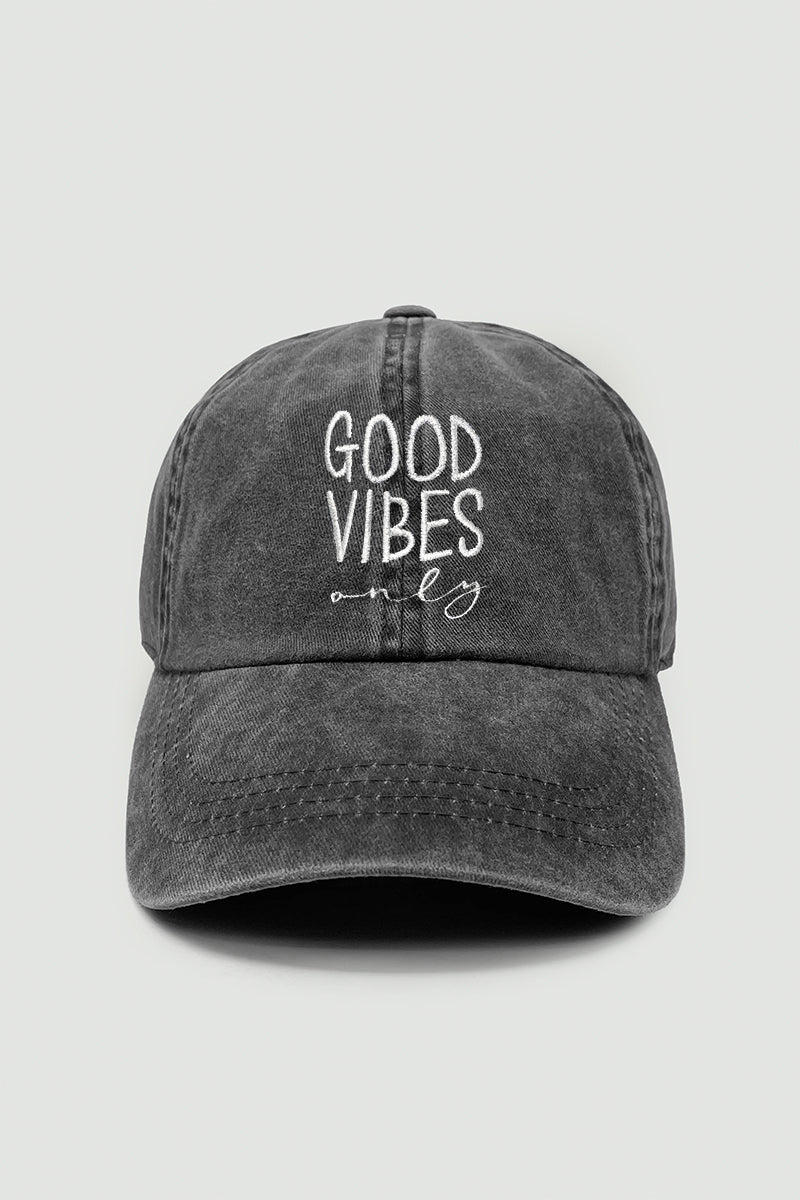 LCAP1470, LCAP1564 - Good vibes only baseball caps