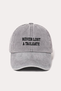 LCAP1824 - Never lost a tailgate embroidery baseball cap