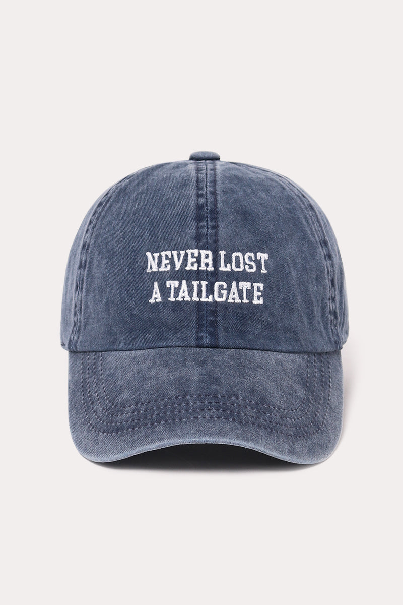 LCAP1824 - Never lost a tailgate embroidery baseball cap