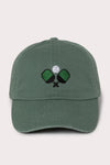 LCAP2470 - Pickle Ball Embroidery Baseball Cap