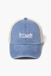 LCAPM1624 - HOWDY embroidery mesh back baseball cap