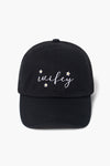 LCAPM1627 - Wifey and daisy embroidered mesh back baseball cap