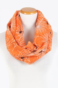 PTINF4993 - Spider Webs Infinity Scarf - David and Young Wholesale