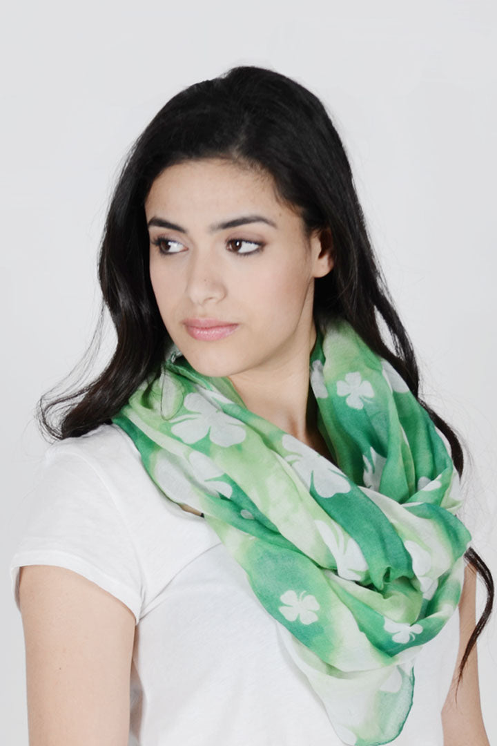 PTINF8007 - Clover Tie-Dye Infinity Scarf 30x70 - David and Young Fashion Accessories
