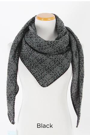 PTSFTRW1010 - Boucle Woven Triangle with Wip stitch - David and Young Wholesale