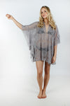 SGTO1062 - Ruffled Lace Ruana "35x65.5" - David and Young Fashion Accessories