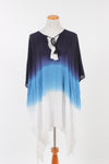 SROP70018 - Dip Dye Shawl with Tassels 40" X 33" - David and Young Fashion Accessories