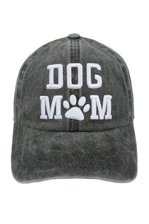 FWCAP262 - 3D DOG MOM Embroidery Baseball cap