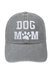 FWCAP262 - 3D DOG MOM Embroidery Baseball cap