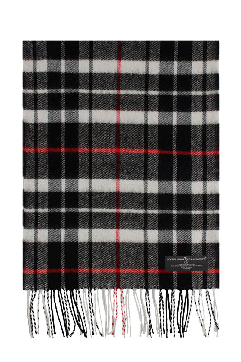 ZTW3155- Plaid Softer Than Cashmere™ - Cashmere Touch Scarves - David and Young Wholesale
