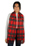 ZTW316 -  Tartan Plaid Softer Than Cashmere™ - Cashmere Touch Scarves - David and Young Wholesale